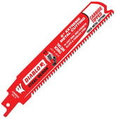 Diablo DS0608CF Series Reciprocating Saw Blade, Applicable Materials: Cast Iron, Metal, Stainless Steel, 1 in W, 6 in L